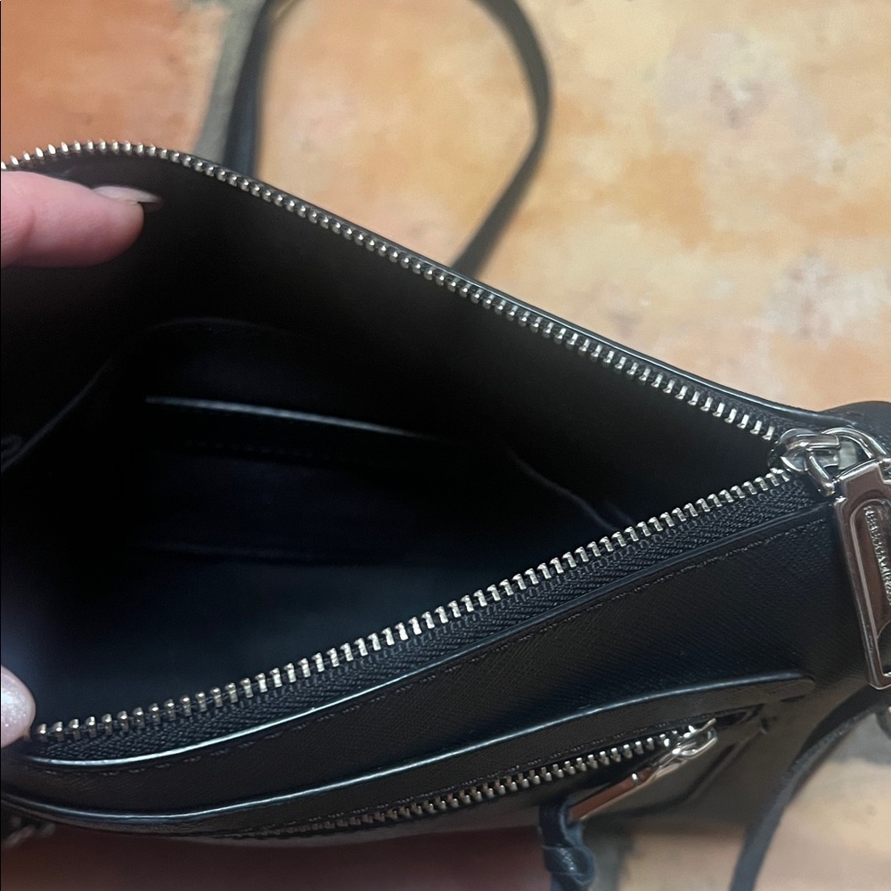Rebecca Minkoff Black Crossbody Bag with Chain Strap - Picture 5 of 6
